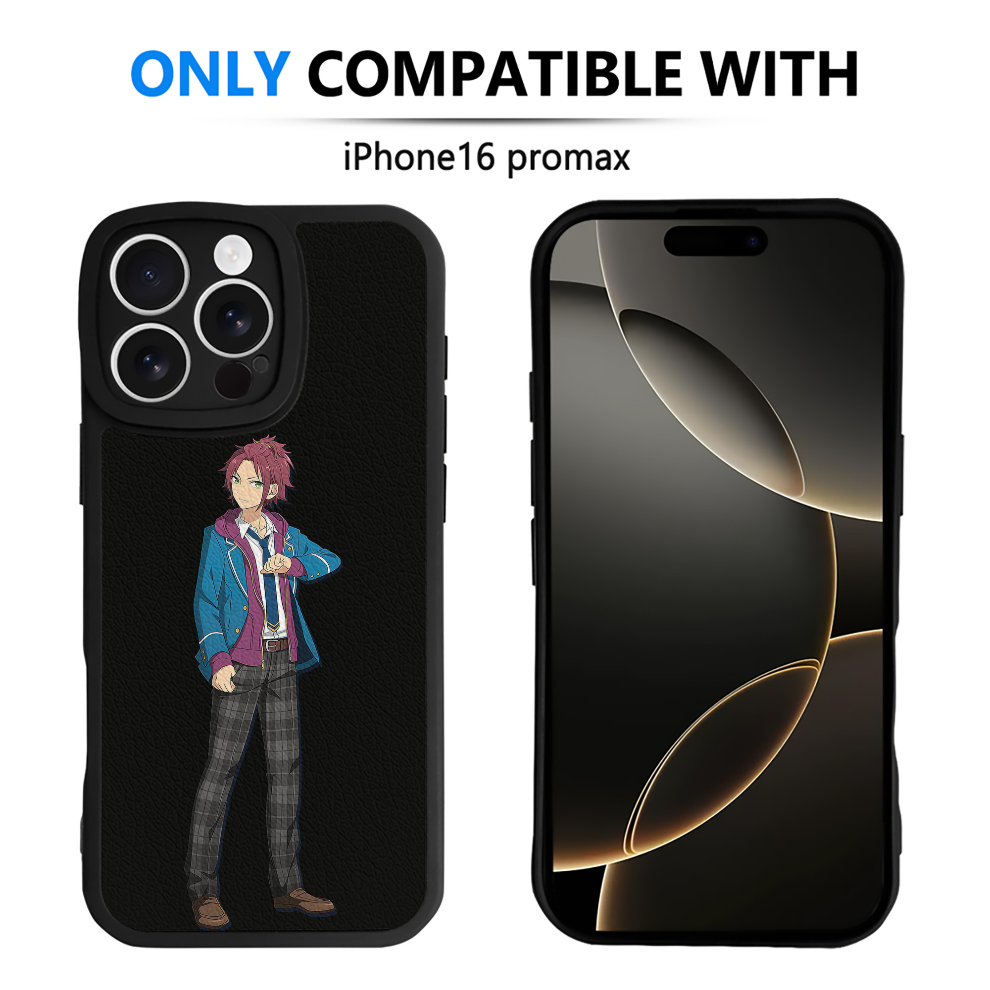 （画像用） あんさんぶるスターズ! Ensemble Stars 【iPhone 16シリーズ対応】シリコンスマホケース（レザー調） 材質：シリコン